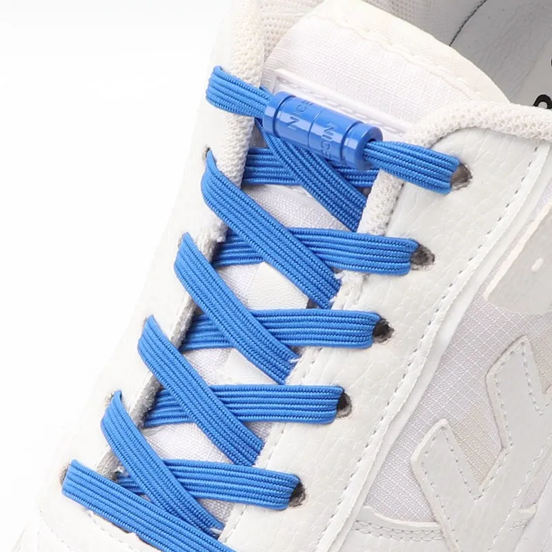 Colorful Capsule Lock Shoelaces Without Ties Elastic Laces Sneakers Quality Thin Sport Shoelace Rubber Band For Shoes Accessorie