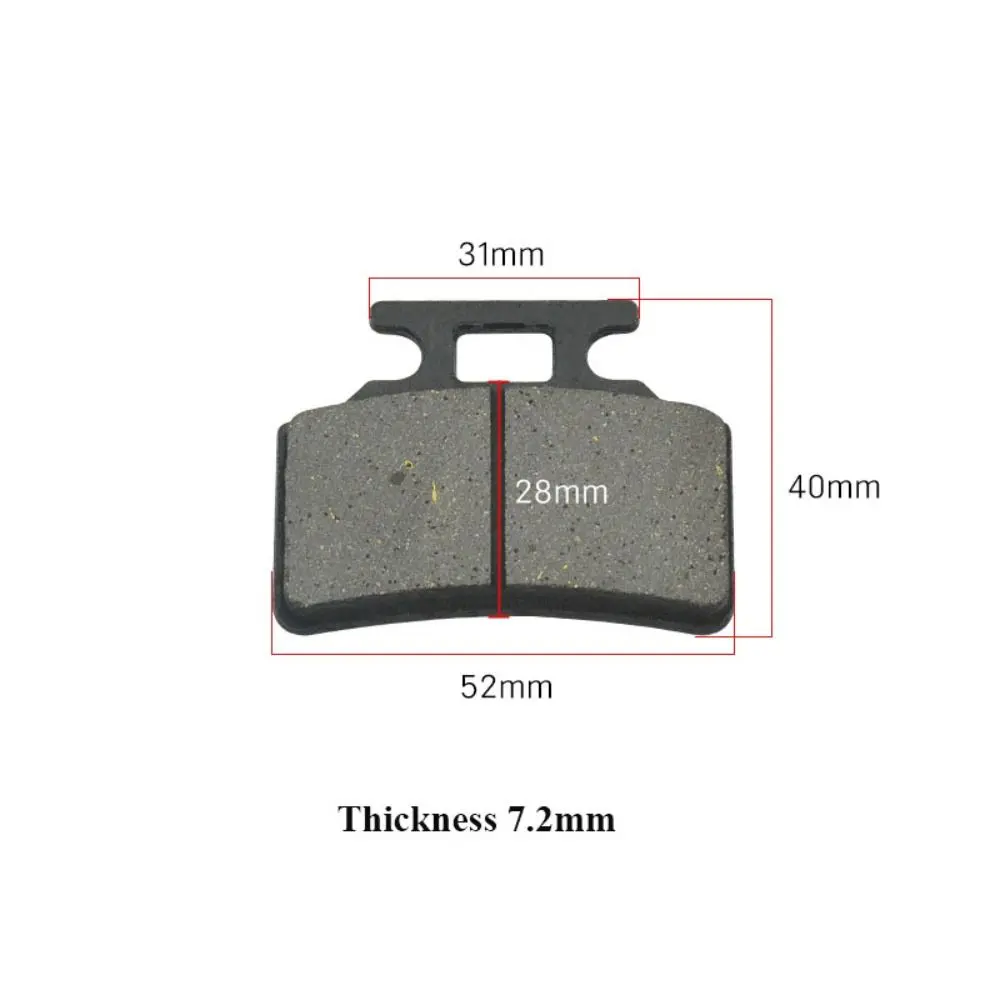 1pair Front Rear Disc Brake Pads Electric Motorcycle Brake Pads Brake Friction Pads Low Noise Electric Bike Part Accessories view 5
