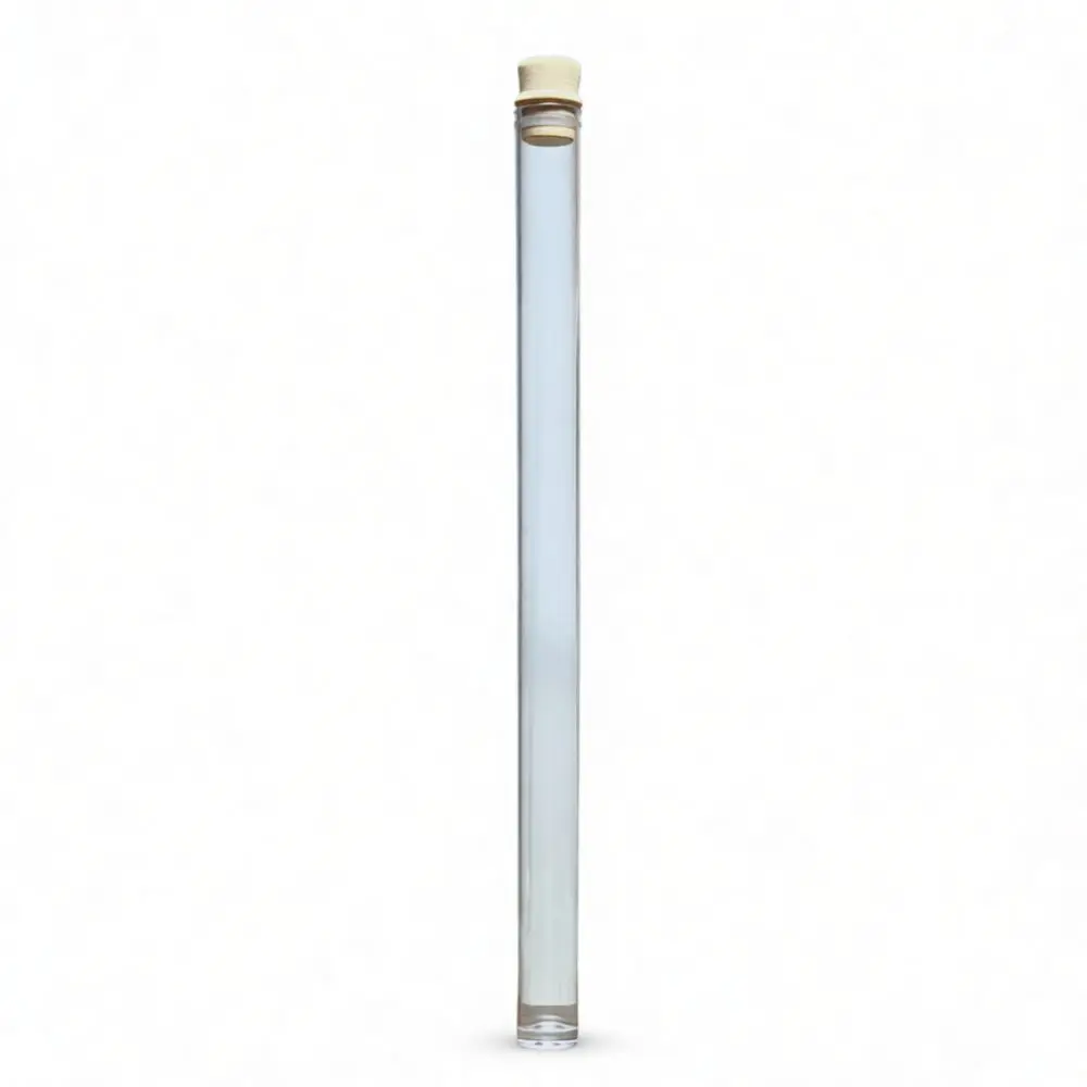 Acrylic Incense Tube Holder Airtight Fragrance Storage Box For Sandalwood Stick Zen Style Home Decoration Accessory Case