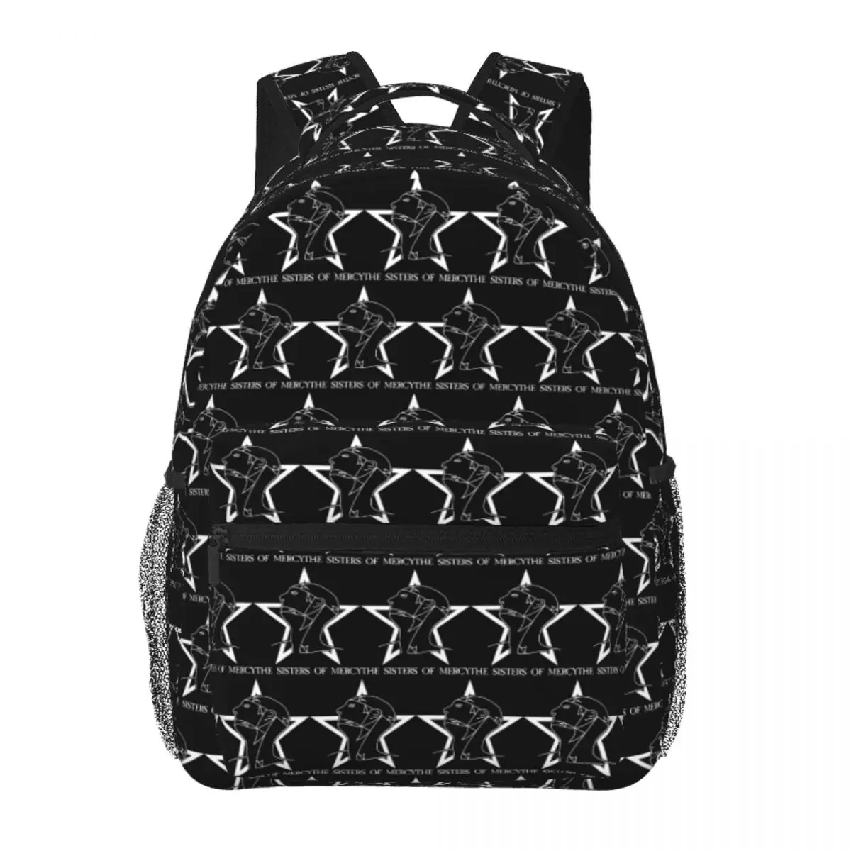 

Womens Graphic The Sisters Of Mercy Music Backpack Student Boys Girls BookBag Kids School Bag Laptop Shoulder Bags for Men Women