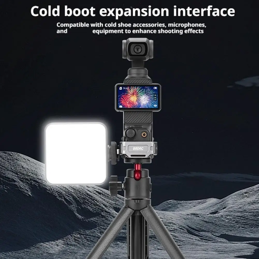 For DJI OSMO POCKET 3 Quick Install Expansion Frame Multi Functional Cold Shoe Interface Adapter Bracket Accessories