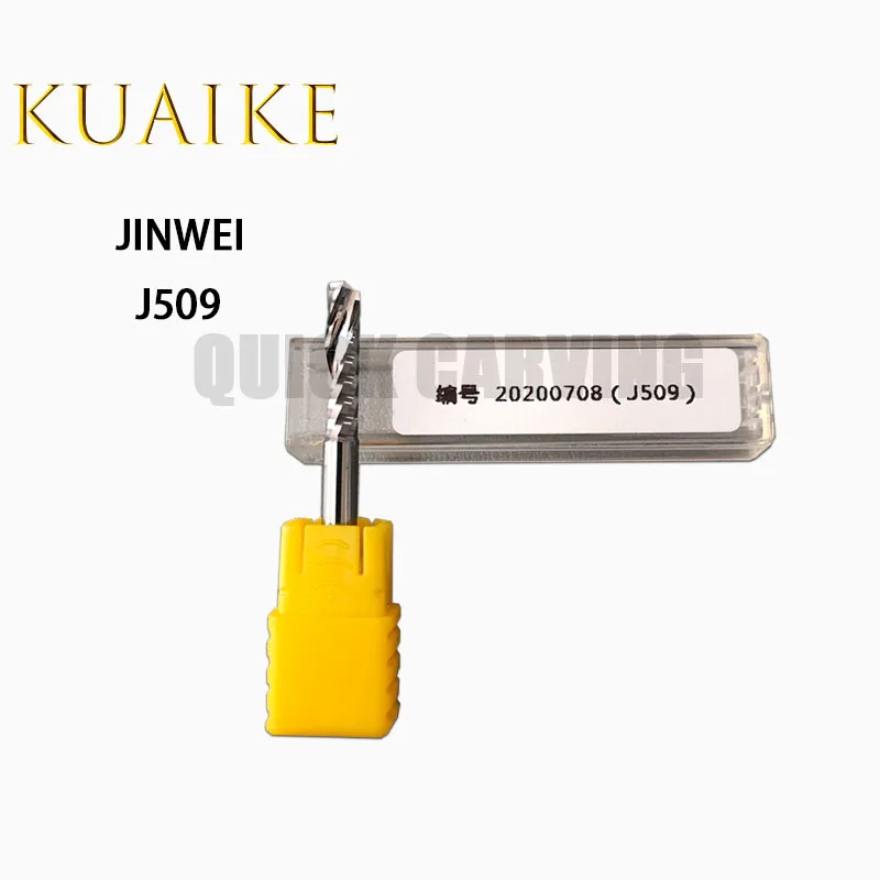 Imagem -06 - Jwei Única Borda Espiral Fresa Máquina de Gravura Rosca Mills Lâmina Ferramenta J502 J503 J505 J508 J509 10 Pcs