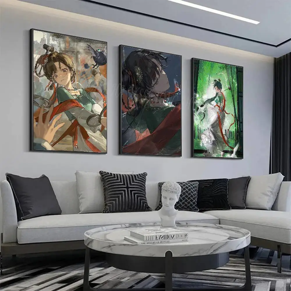 Jiu Niangzi Anime Game R-Reverse 1999 Posters Living Room Bar Cafe Quality Canvas Vintage Style Comics Painting Art Home Wall
