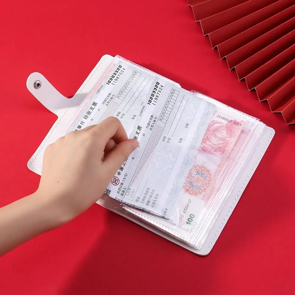 PU100枚封筒貯金チャレンジ 大容量 再利用可能 ミニバインダー貯金チャレンジ 防水貯金チャレンジブック