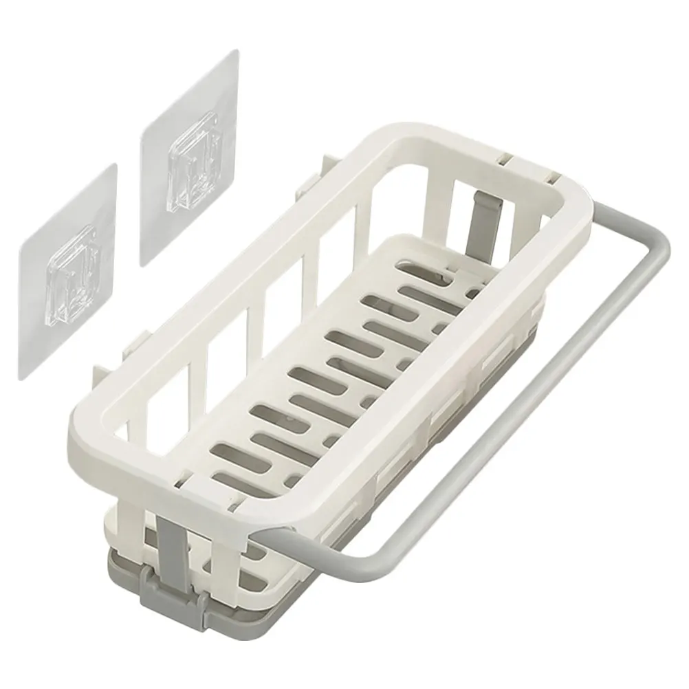 

Multi-Functional Iron Kitchen Sponge Mount Storage Organizer Dishcloth Holder Sink Rack Countertop Wire Basket