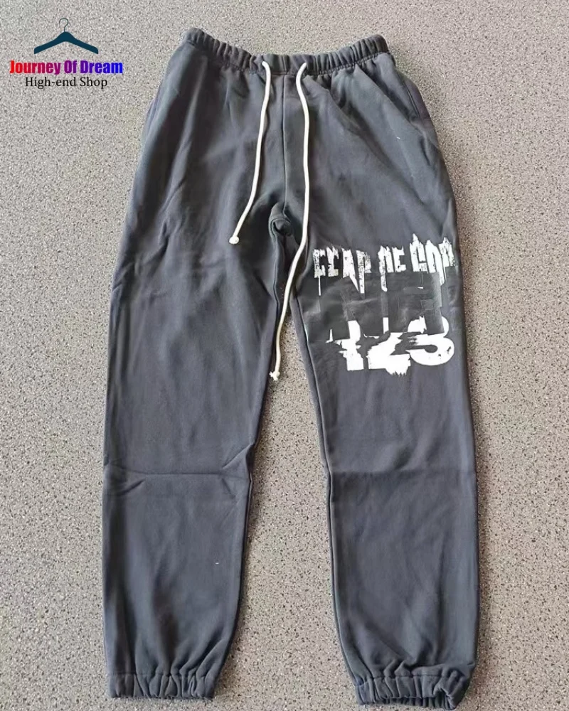 

2024 Winter Apparel Fashion RRR123 INRI LOGO Letters Printed Sweatpants Men's Women's Jogging Drawstring Pants