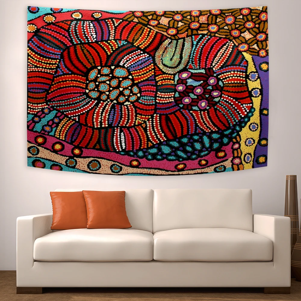 Beautiful Tapestry 100% Polyester Wall Hanging Indie Hippie Mandala Cool Wall Tapestries Aesthetic Tapestry For Bedroom