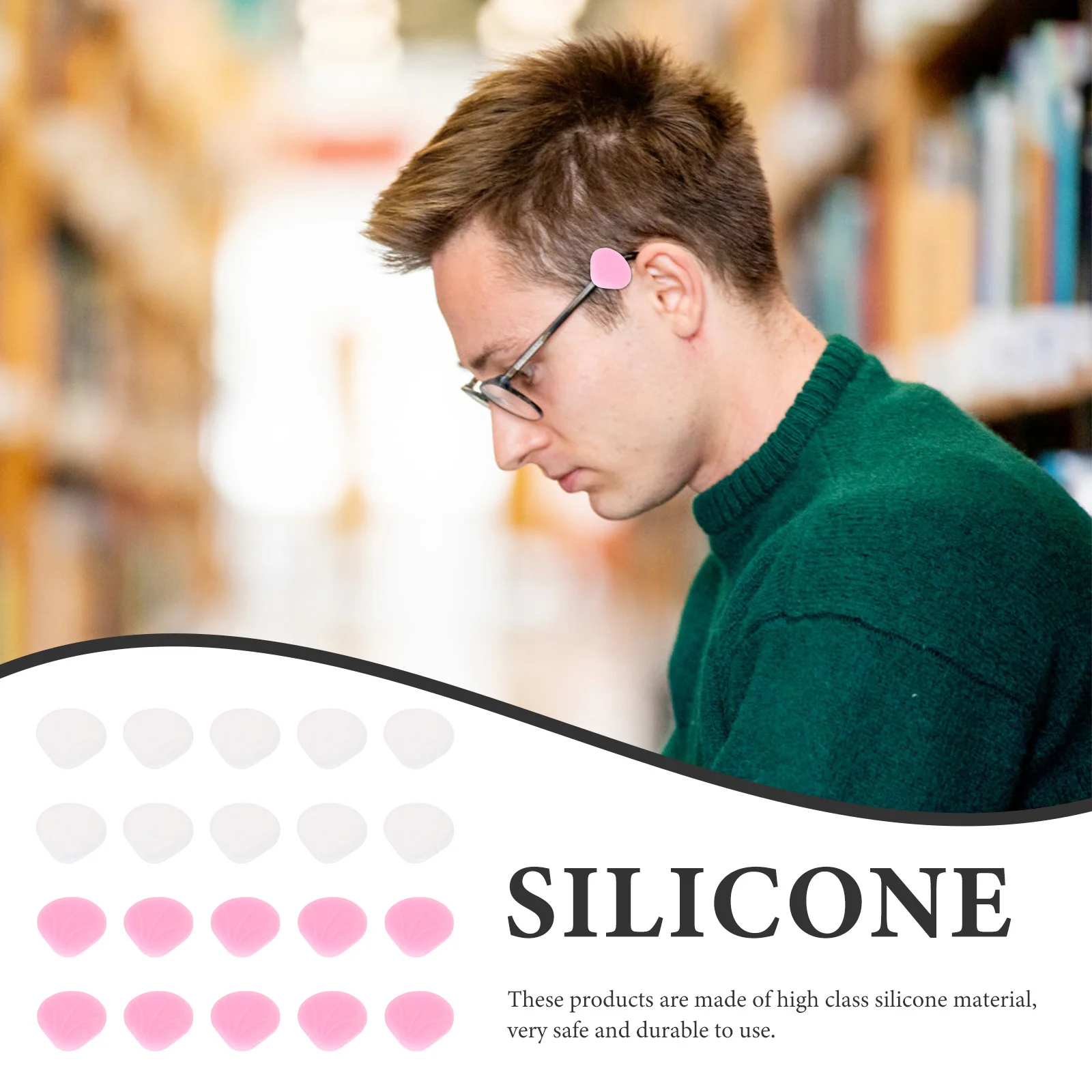 

Non-Slip Glasses Retainers Silicone Eyeglass Ear Grips Anti-Slip Ear Hooks For Myopia Sunglasses Running Cycling Outdoor