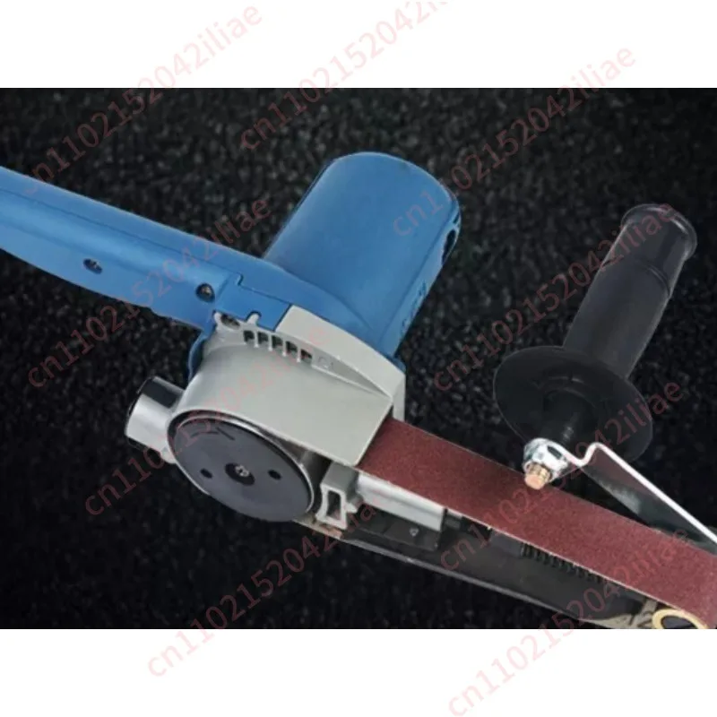 220V Electric Belt Sander Belt Grinder Angle Grinding Machine with 9x533mm Sanding Belts DIY Polishing Machine for Wood Metal