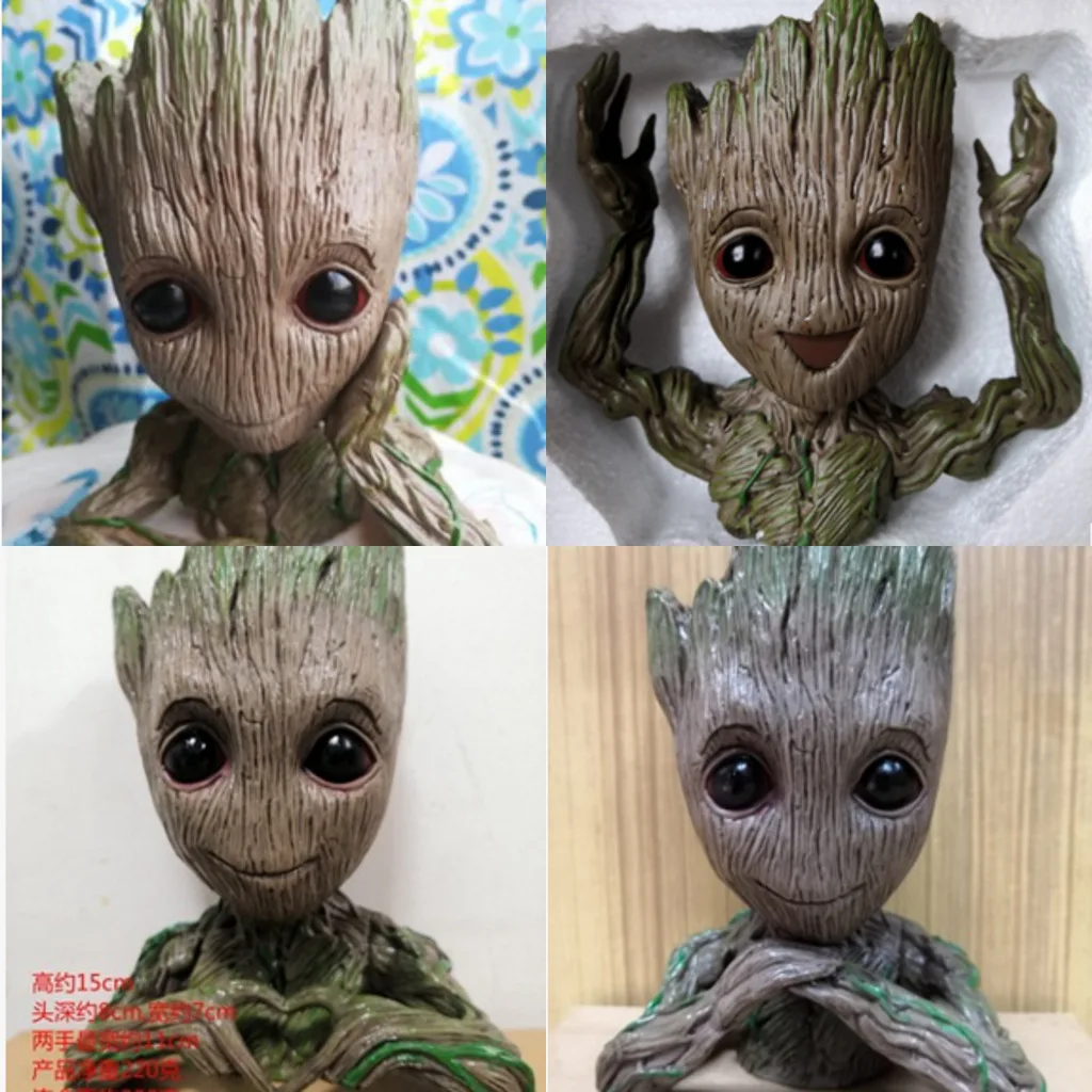Figuras Decorativas de Groot para el Hogar, Oficina o Escritorio, Manualidades, Adorno de Hombre Árbol, 5CM