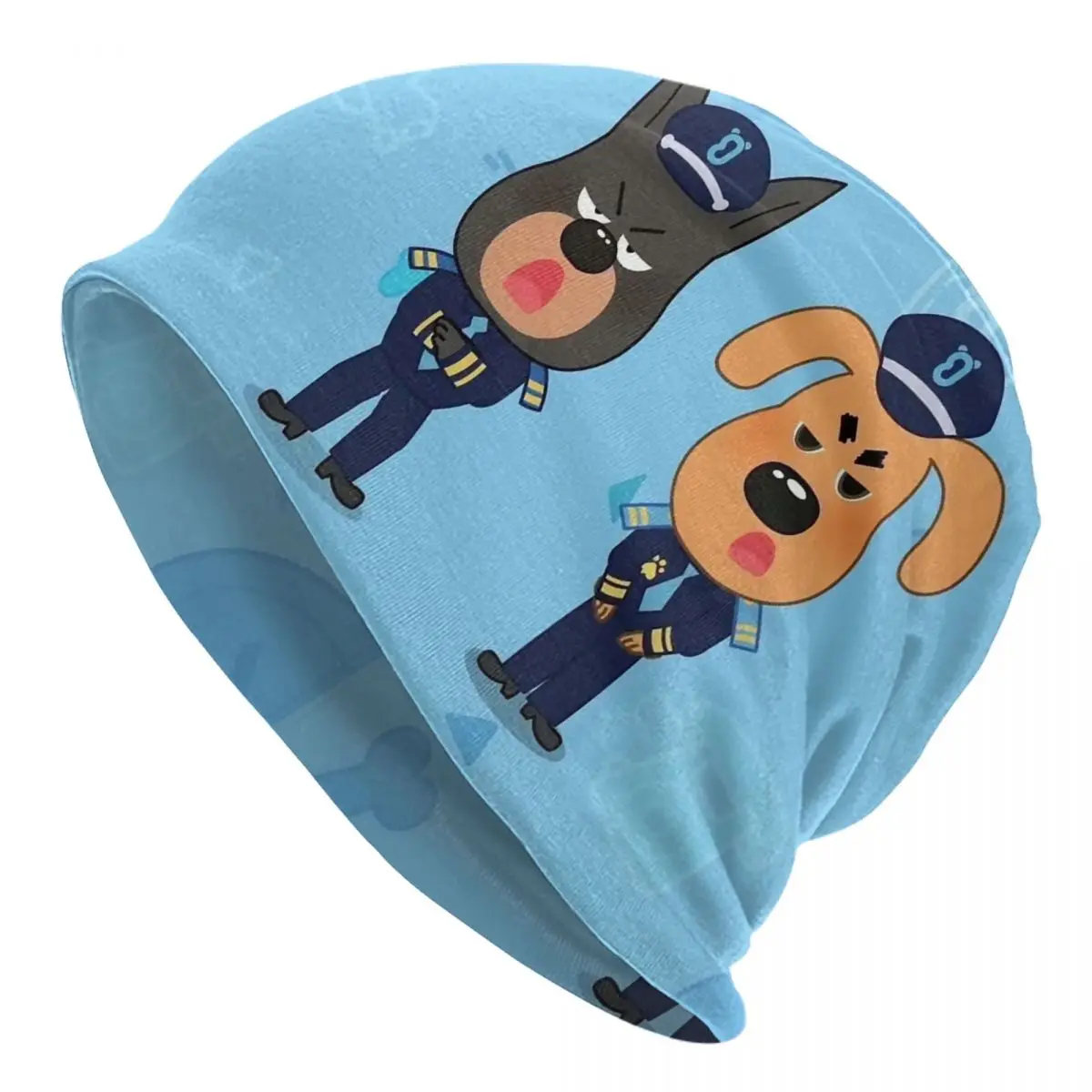 

Шериф Лабрадор для мужчин и женщин, шапки для взрослых, вязаная шапка, теплая модная осенне-зимняя уличная шапка Skullies