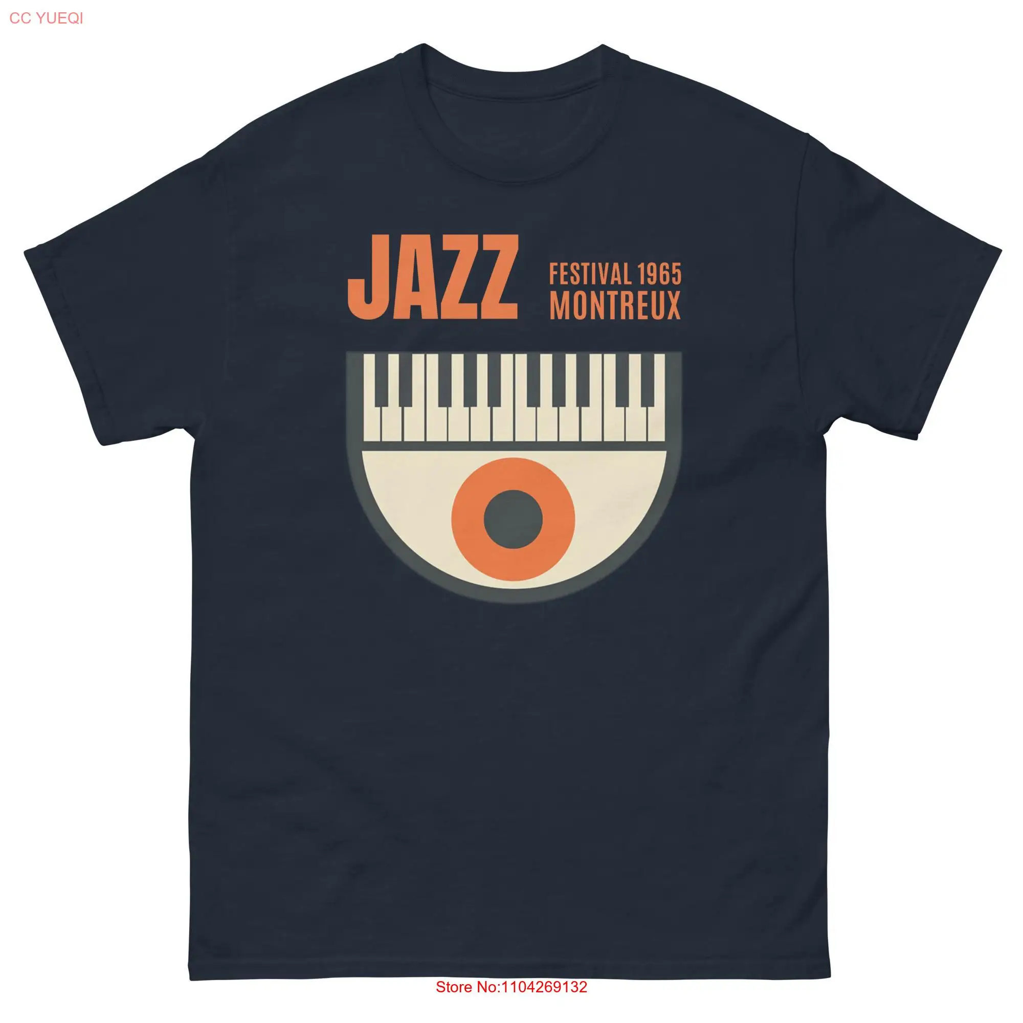 Montreux Jazz Festival Camiseta Música retro para entusiastas mangas largas o cortas