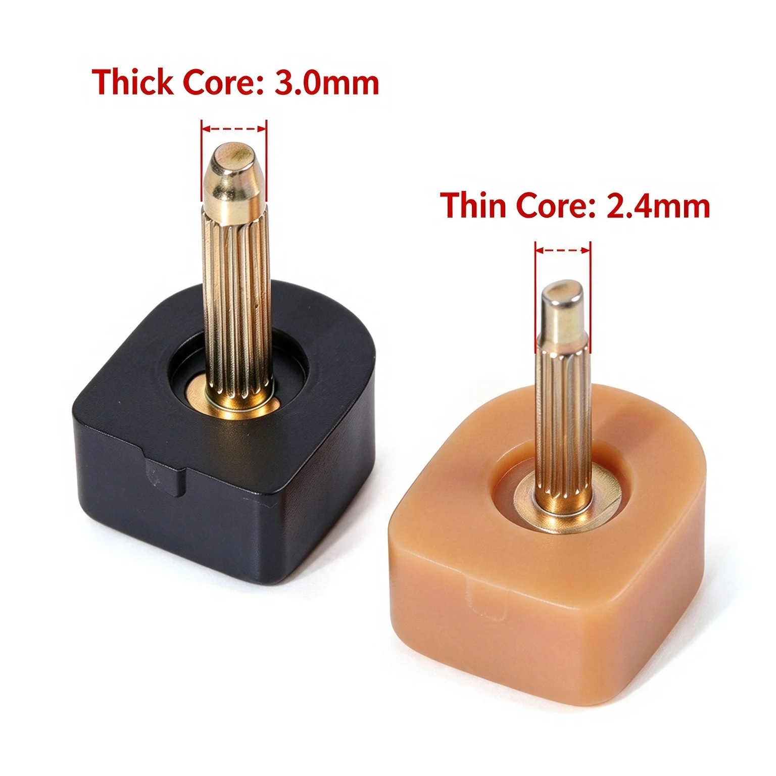 6Pcs High Heel Repair Pins Stiletto Replacement Dowel Shoe Repair Heel Stoppers Protect Black Heel Tips