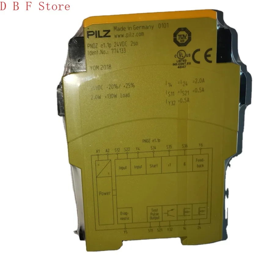 

S7c 751107 750107 24VDC 4n/o 1n/c Spring Terminal Safety Relay