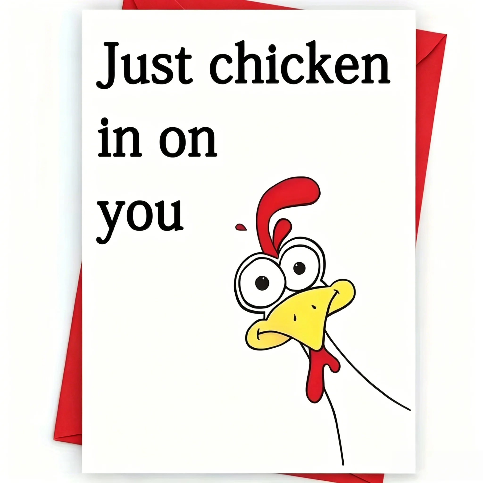 Funny Chicken Pun Greeting Card 