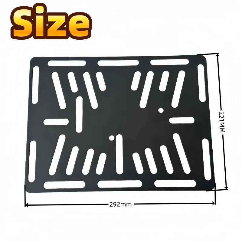 Retro Motorcycle Frame Side Packs Aluminum Alloy Oil Drum Luggage Rack Outdoor Fishing Gear Modification Mounting Brackets
