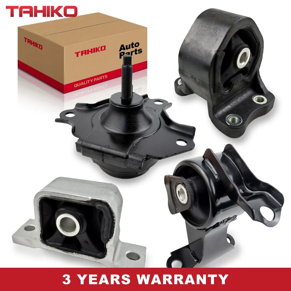 4X Engine Motor and AutoTrans Mount Set Fit for 2003-2011 HONDA Element 2.4L  50840S7C980, 50840S6M981, 50821SCVA03, 50810S7D003