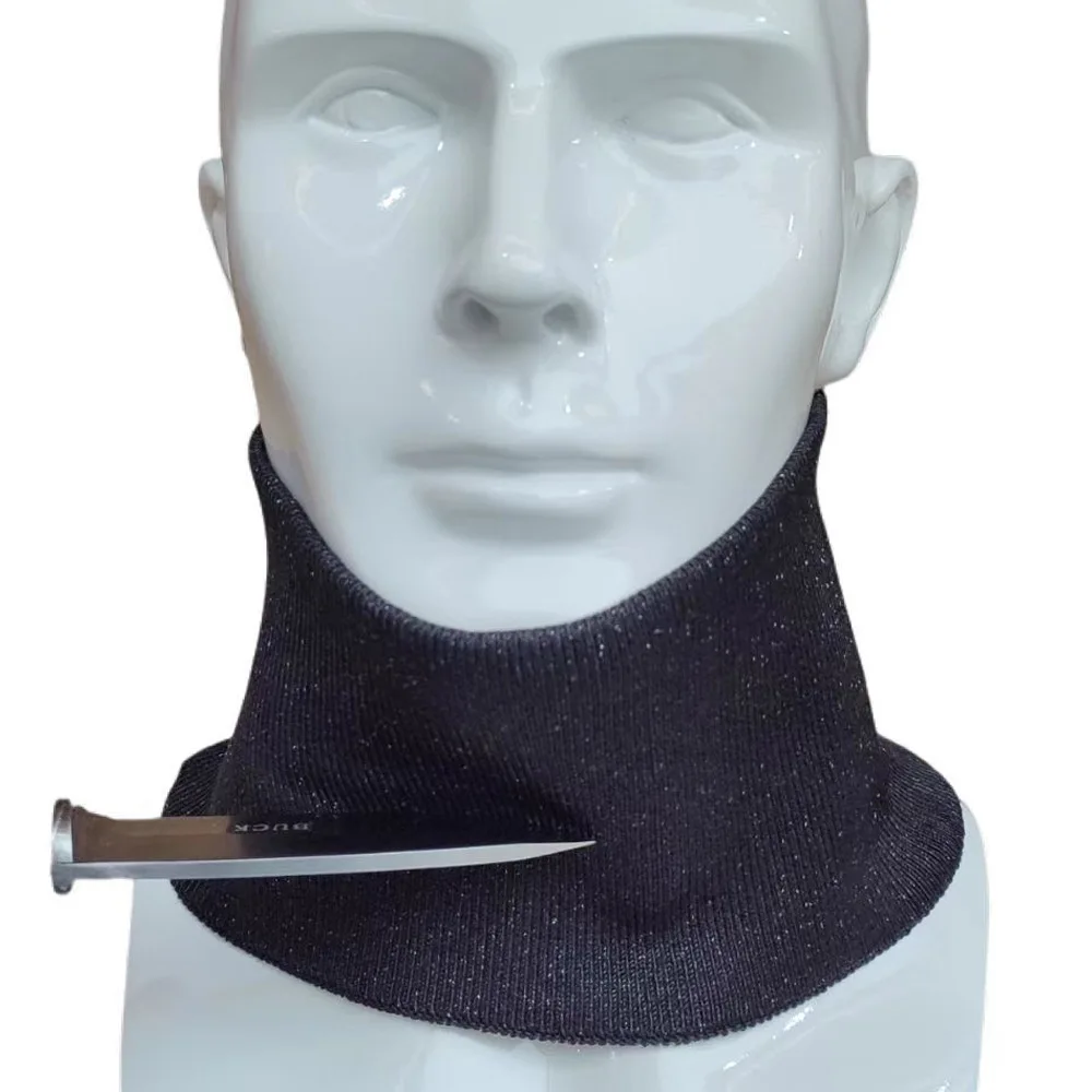Self Defense Europe EN388 Level 5  Cut Resistant Safety Neck Gaiter Abrasion & Tear Proof Short Collar for Work Protection