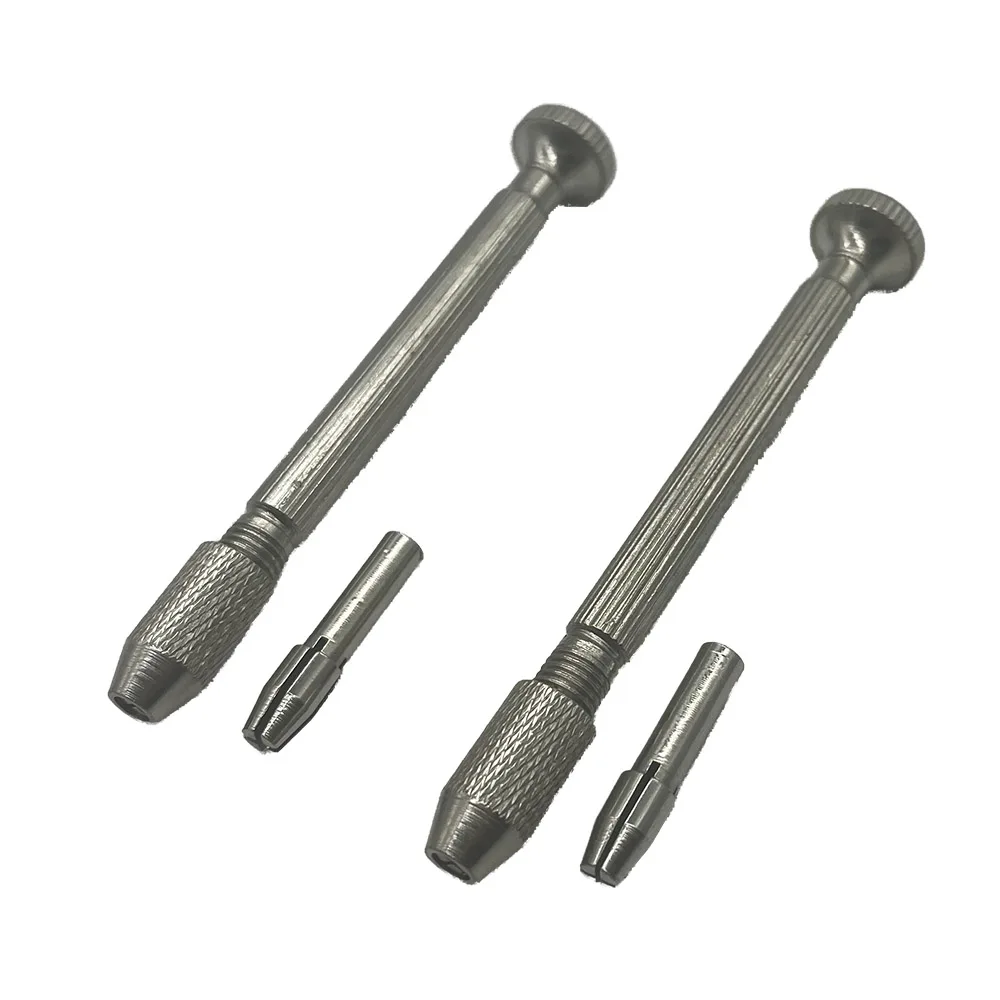 Aluminum Alloy Rotary Pin Vise Screwdriver Hand Drill Chuck for Jewelry DIY Watch Repair Tool Jewelry Punching Hand tools