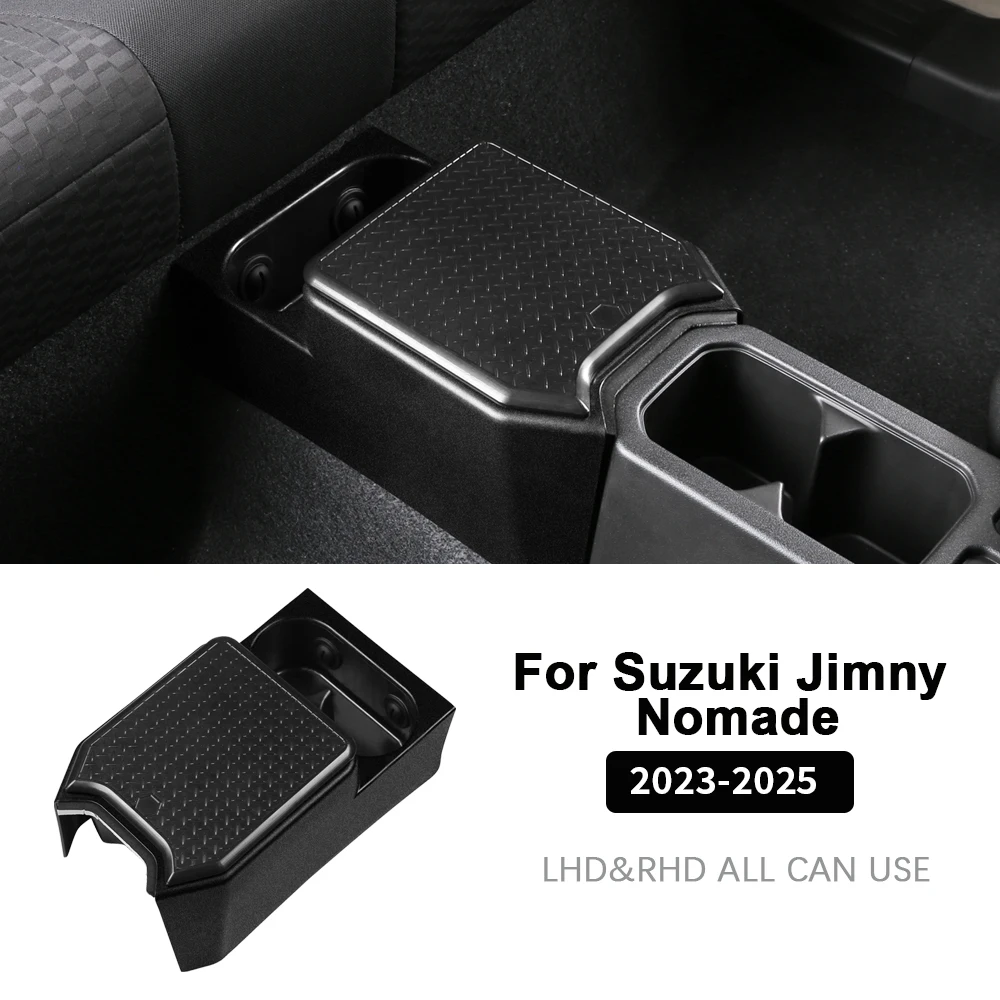 

For Suzuki Jimny Nomade JC74 2023 2024 2025 5 Door Version Box Box Rear Tray Storage Storage Armrest Car Holder Drink