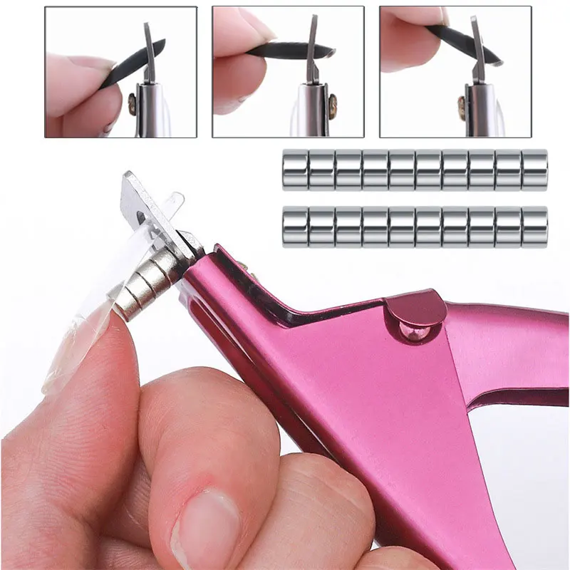 

U-образная машинка для стрижки ногтей из нержавеющей стали, акриловые ножницы для накладных ногтей, резак для ногтей, триммер для маникюра с точными режущими инструментами