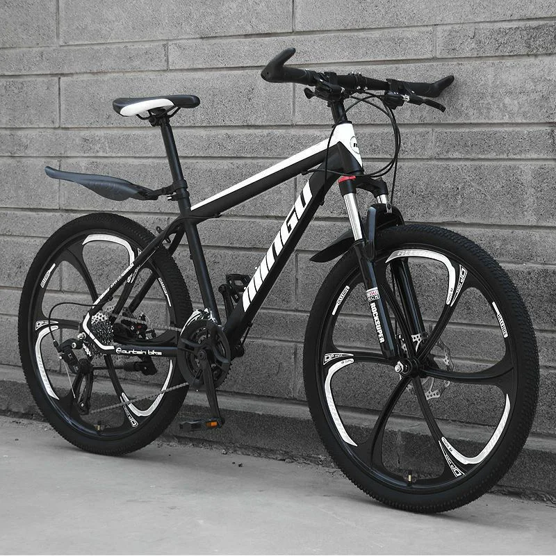 

Colorful Mountain Bike with Spoke Wheel Options in Red Black Grey and Blue for Visual Appeal