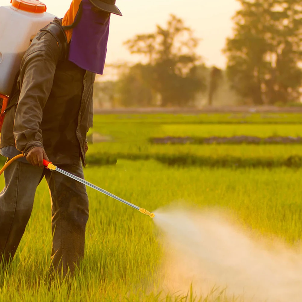 

8 Pcs Stainless Steel Spray Sprayers Extension Pole Adjustable Wand Long Gardening Rod Extended Farm Accessories