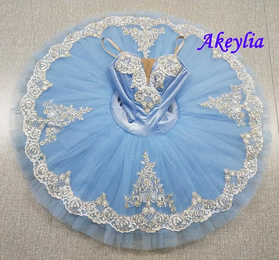 Women Fairy Princess Professional Tutu white Ballet Pancake Costume blue Platter pancake Bellrina purple Tutu for adult 19007