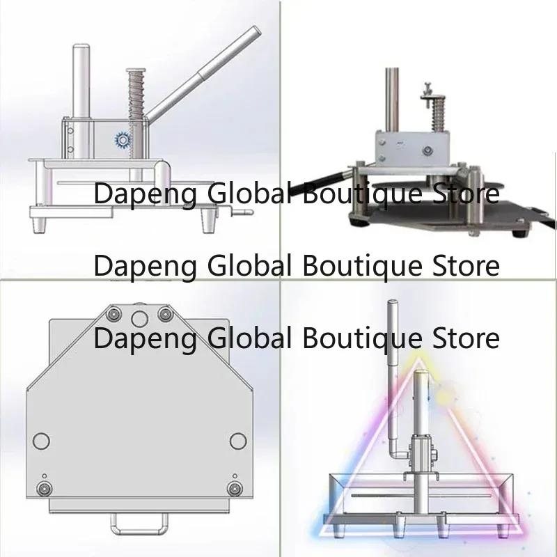 20 25 30CM Manual Pizza Dough Pressing Equipment Bakery Round Base Flattening Processing Tool