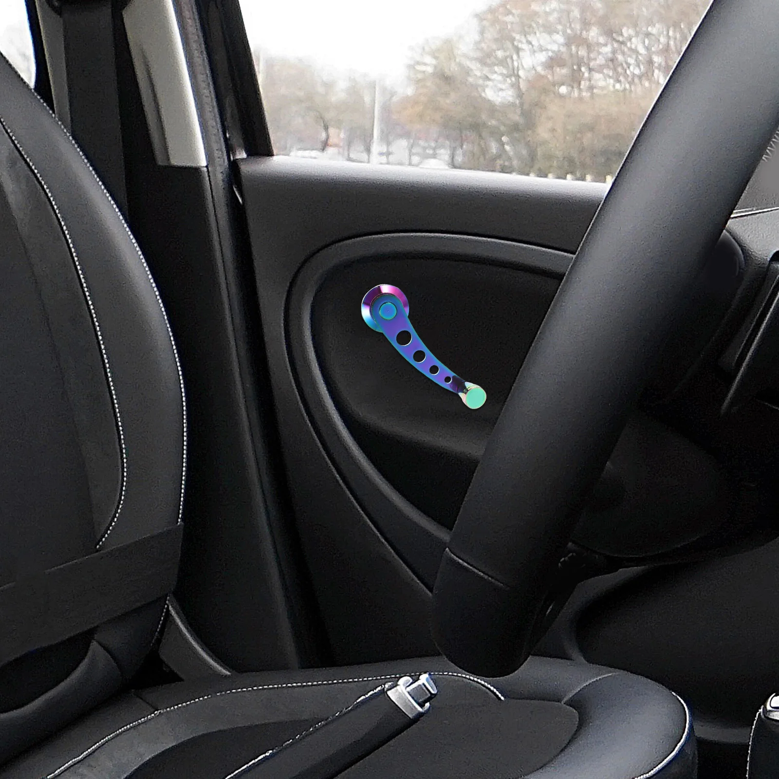 

2Pcs Window Crank Handle Replacement Metal Manual Truck Door Riser Easy Install Universal Fit Car Interior Accessories