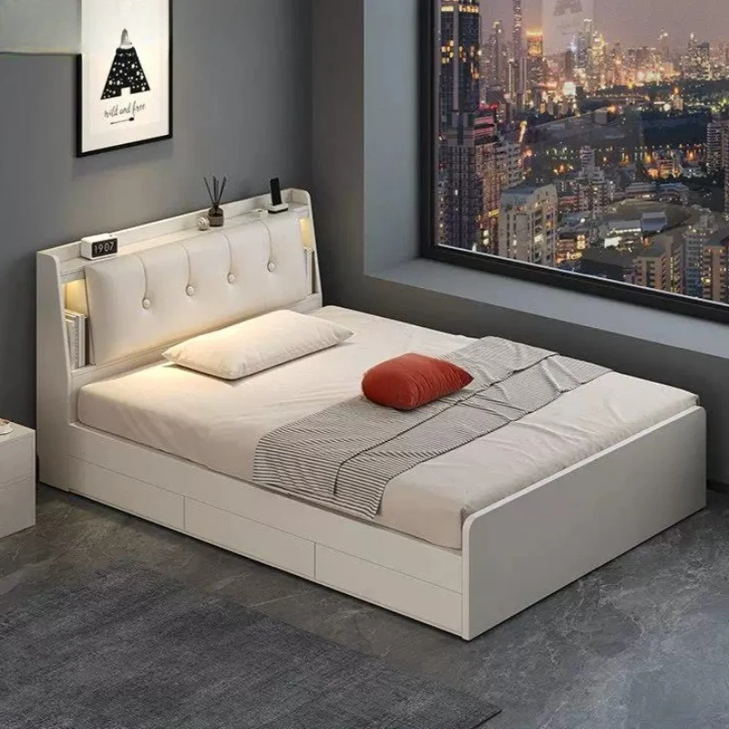 

Loft Japanese Bedroom Beds 180x200 Queen Unique Storage Kids Luxury Adults Bedroom Beds Italian Girls Full Set Furniture