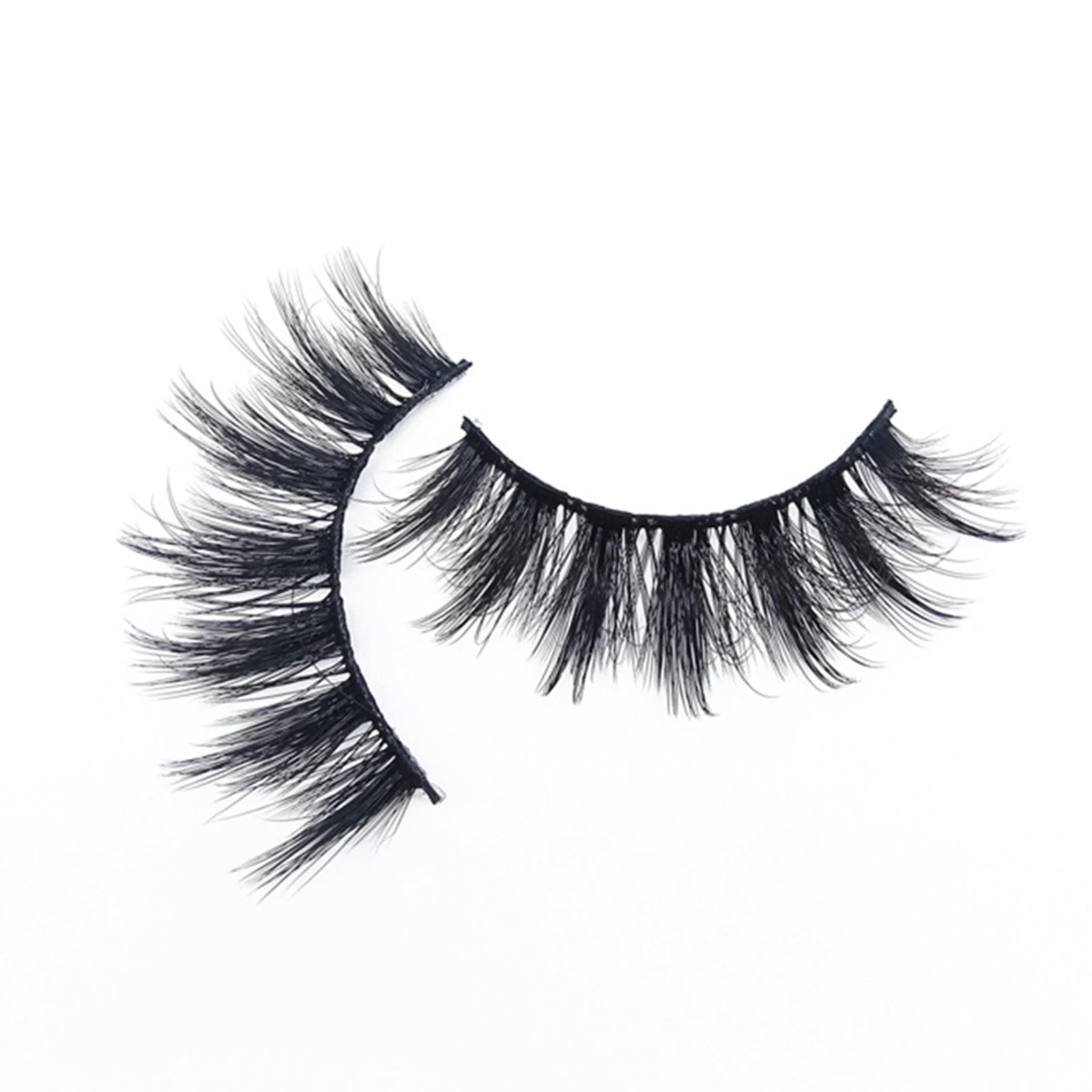 10 Pairs Long Thick Fluffy False Eyelashes Well Bedded Lengthening Wisps Lashes for Cosplay Makeup DIY Supply