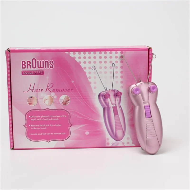 EU Plug Electric Hair Remover Women Epilator Body Facial Hair Removal Defeatherer For Body Leg Arm Cotton Thread Depilator