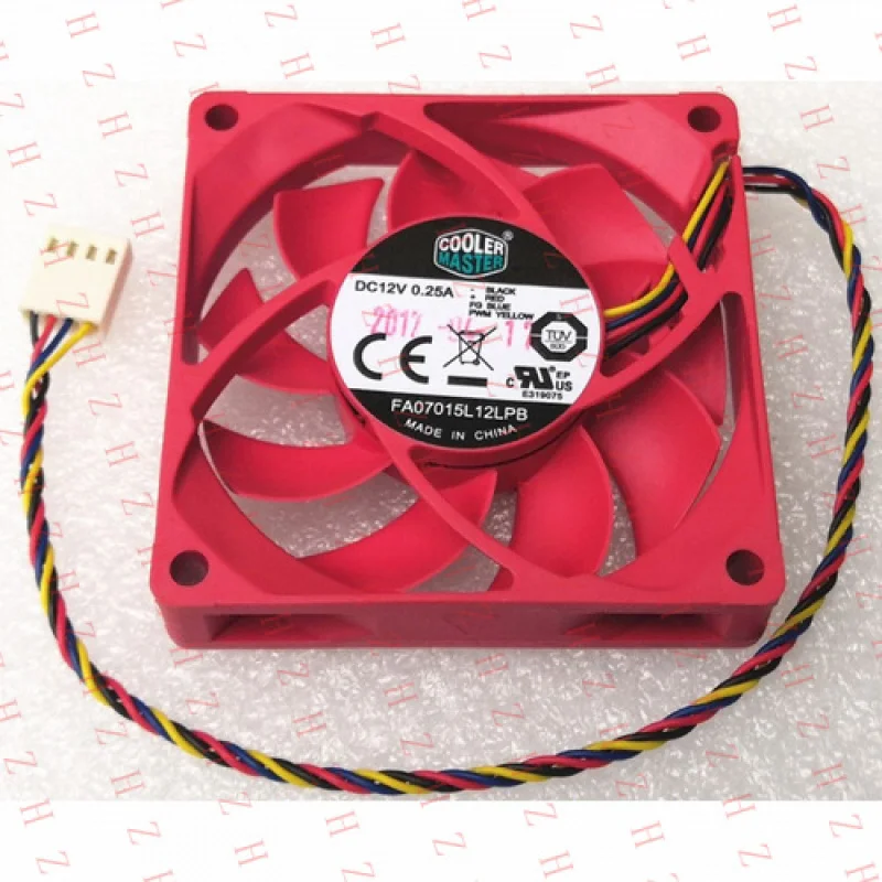 U+ FOR Cooler Master FA07015LPB 70mm 7CM 12V 70*70*15MM PWM speed control cooling fan（MOQ: 10 pcs.）