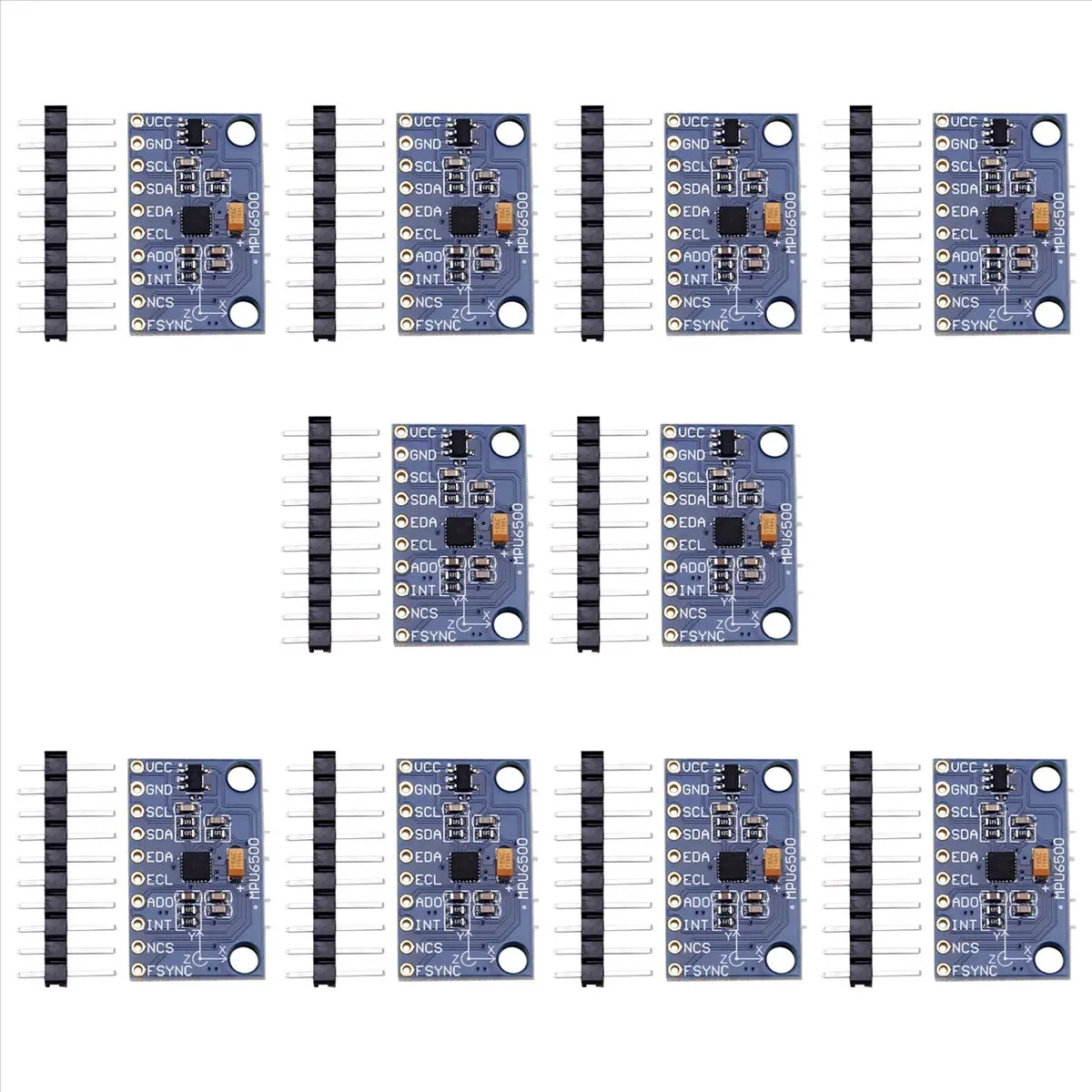 Friendly!10Pcs MPU6500 Gyroscope Accelerometer Sensor Module 6- -6500 Sensor Module IIC Communication Protocol