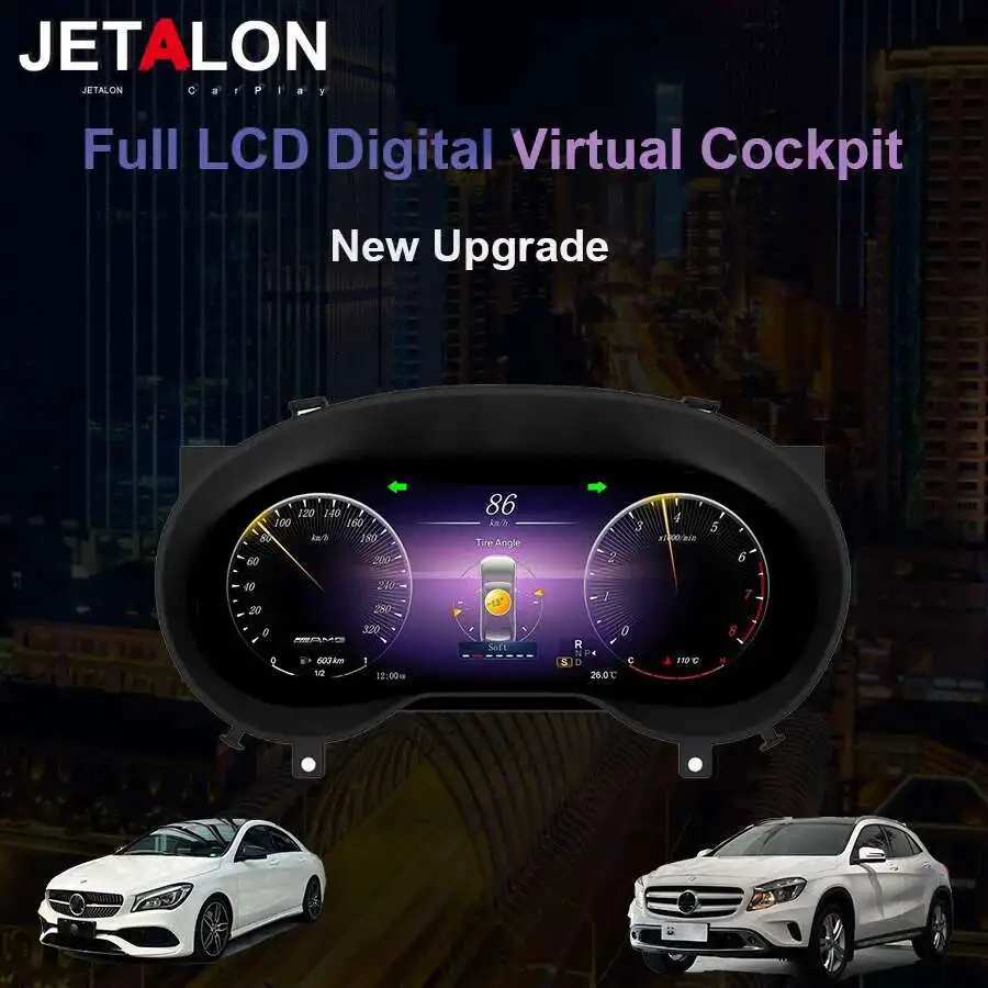 LCD Digital Virtual Cockpit Instrument Cluster Unit Dashboard For Mercedes Benz GLA 2015-2019 CLA 2013-2019 A 2013-2017 Linux