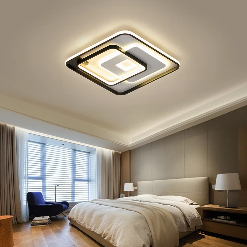 Modern Living Room Ceiling Lamp Intelligent LED Bedroom Study Chandelier Fashion Simple Restaurant Lnterior Decoration Lamps