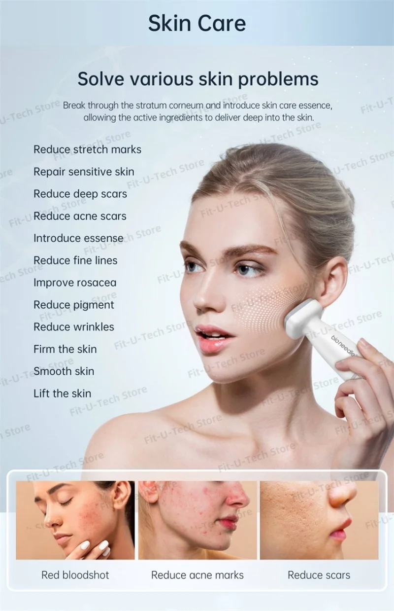 new adjustable derma stamp microneedle 120 pins skin care beard growth scalp hair micro needling derma stamps