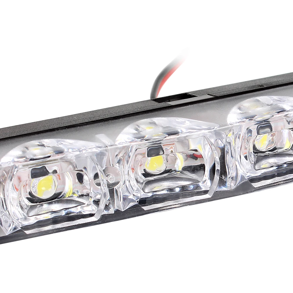 Uniwersalne światła do jazdy dziennej DC 12V DRL 6 diod LED do stylizacji samochodu Samochodowe światła do jazdy dziennej LED — zdjęcie 6