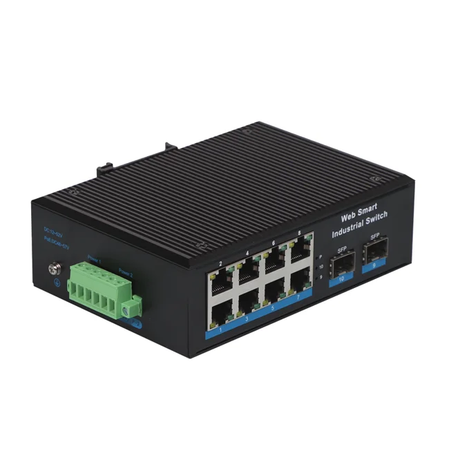 8 x 10/100/1000Mbps Ethernet port plus 42x 10G fiber SFP+ L2 gigabit managed network switch POE