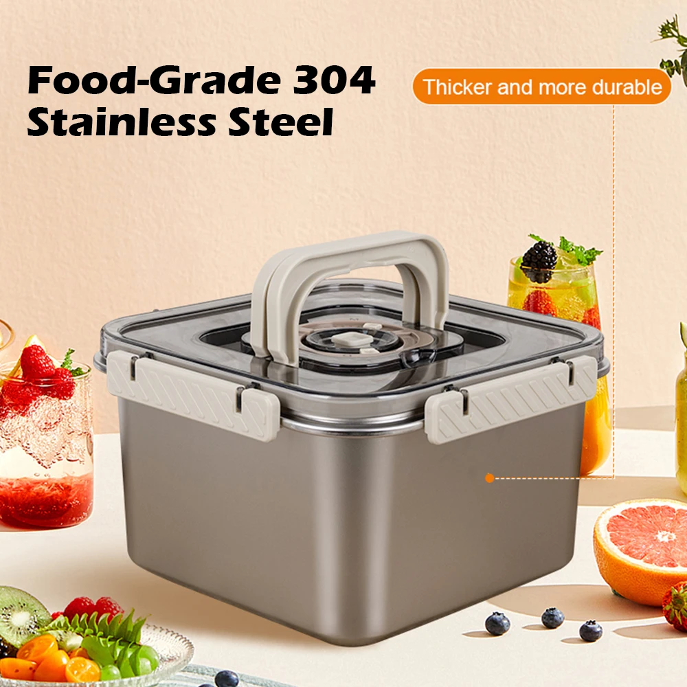 MTM 1900ml大容量ステンレス製ランチボックス 304気密鮮度保持食品容器 キャンプ、ピクニック、学校用 1