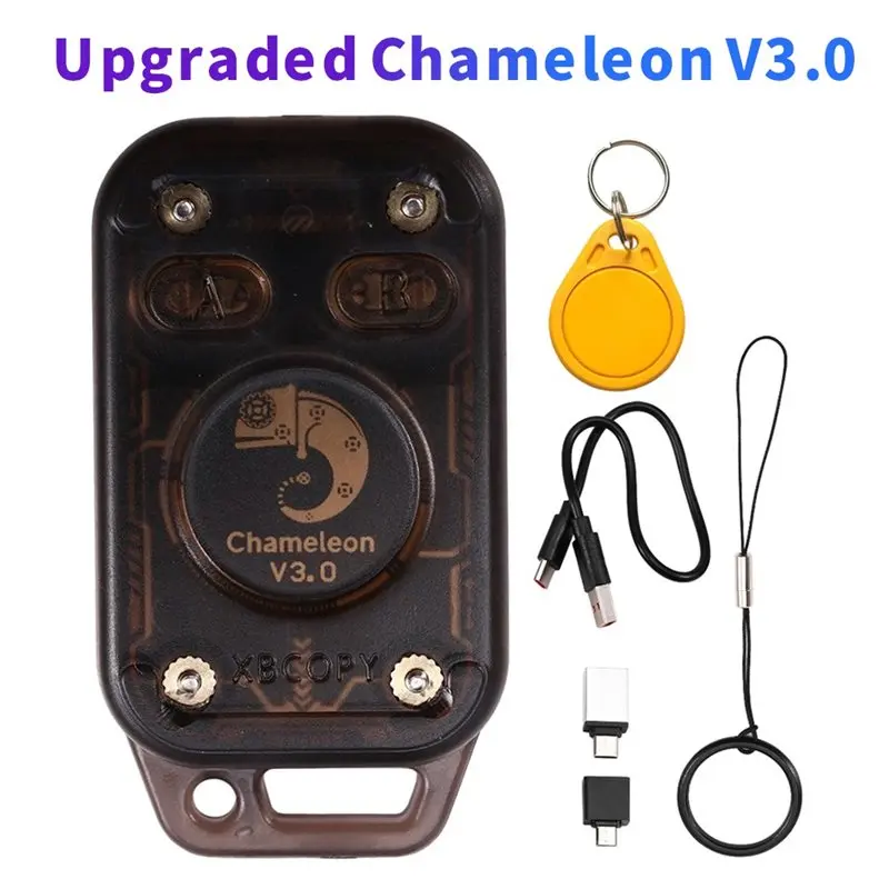 DIGIT-Chameleon V3.0 RFID Smart Chip Reader ID IC 125K 13.56Mhz Tag Copyer Copier Reader Writer+ UID Keychain Smart Card Emu