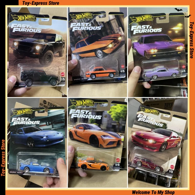 

Hot Wheels Premium 2025 Fast & Furious 1/64 Car Model Hotwheels 2025 Alfa Romeo Nissan Lamborghini Toyota Chevy Vehicle Kid Toys