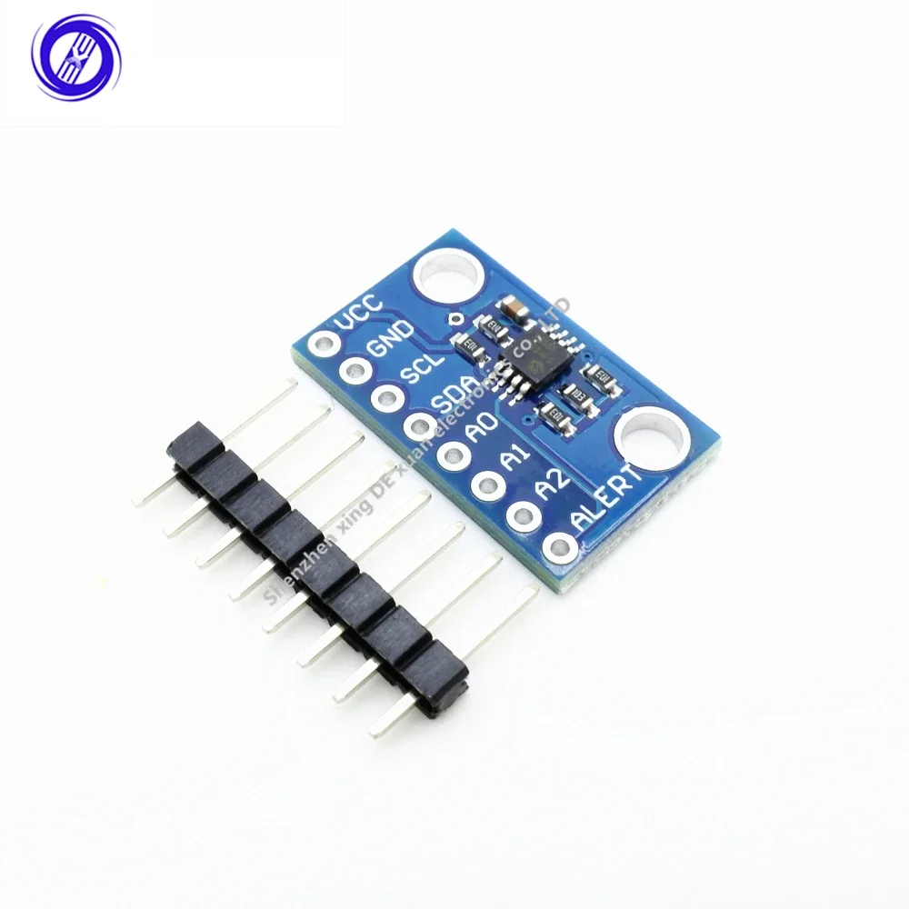 MCP9808 High Accuracy Temperature Sensor I2C IIC Breakout Board Module 2.7V-5V Logic Voltage for Arduino 9808