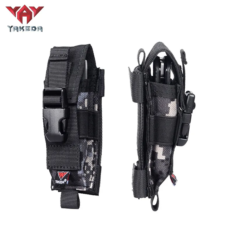 

YAKEDA Molle Pouch, набор сумок для ножей, нейлоновый аксессуар 1000D, набор аксессуаров для охоты на открытом воздухе/комбината, тренировочный инструмент для выживания, аксессуары