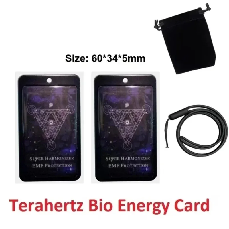 Custom.1pc Harmonizer Energia Iones Card Nume Силиконовый ремешок Ожерелье