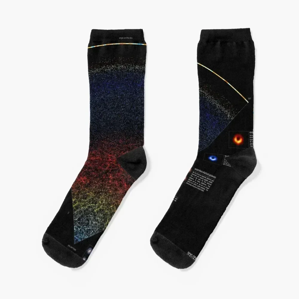 

Map of the Universe Socks winter gifts golf Sports Soccer Socks Women Men's