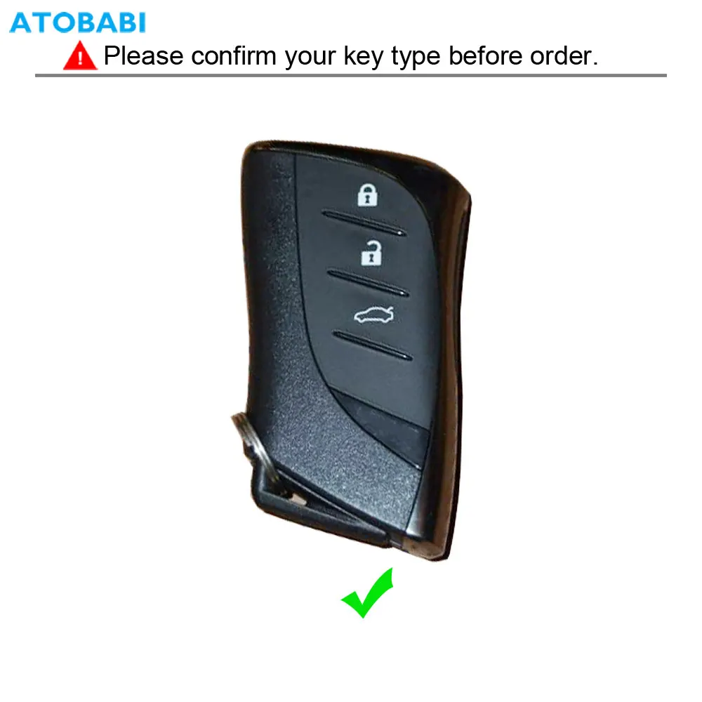 Suede PU Leather Car Key Cover Smart Remote Fobs Shell Case Accessory For Lexus GX460 ES250 ES350 UX200 Hybrid LS500 LC500H 2020