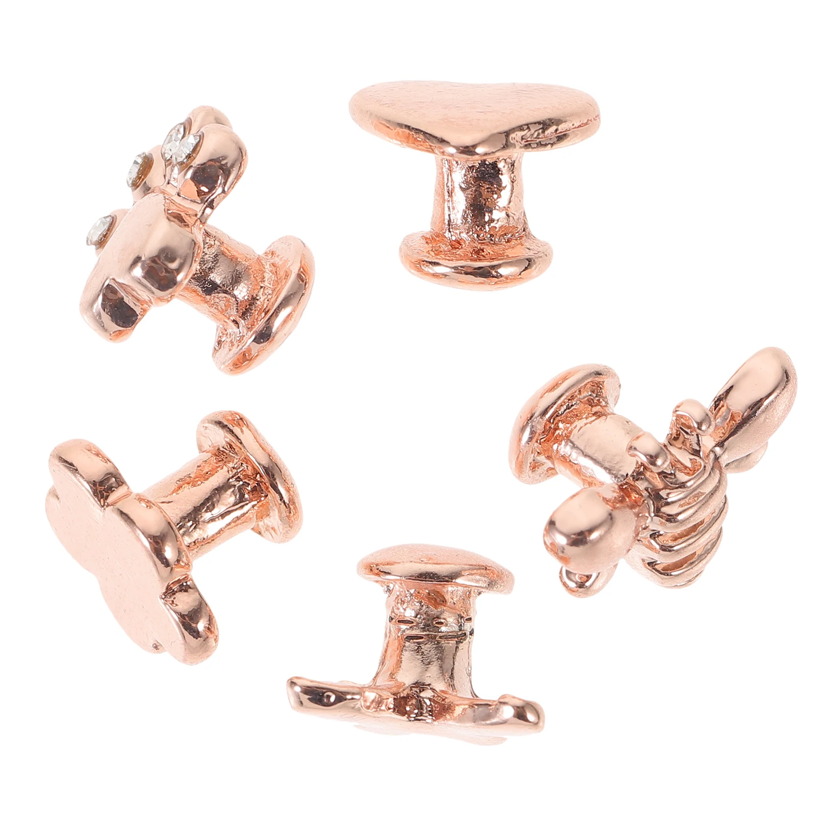 

5 Pcs Watch Band Metal Charms for Decoration Watchband Decorative Decorations