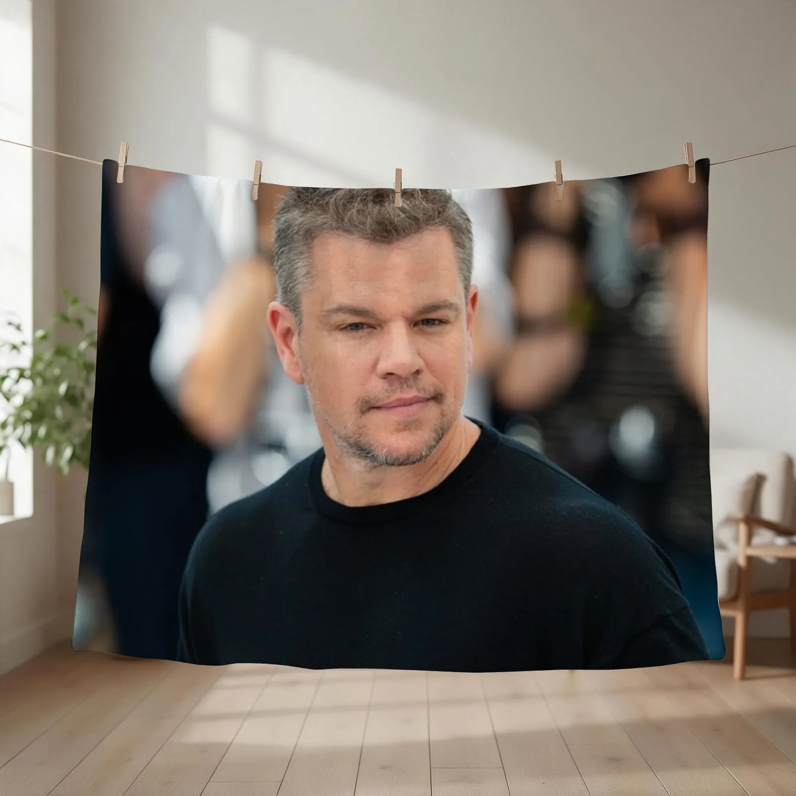 Matt Damon Throw Blanket